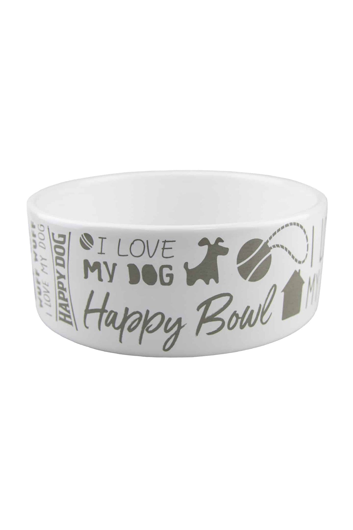 Small Happy Dog Bowl